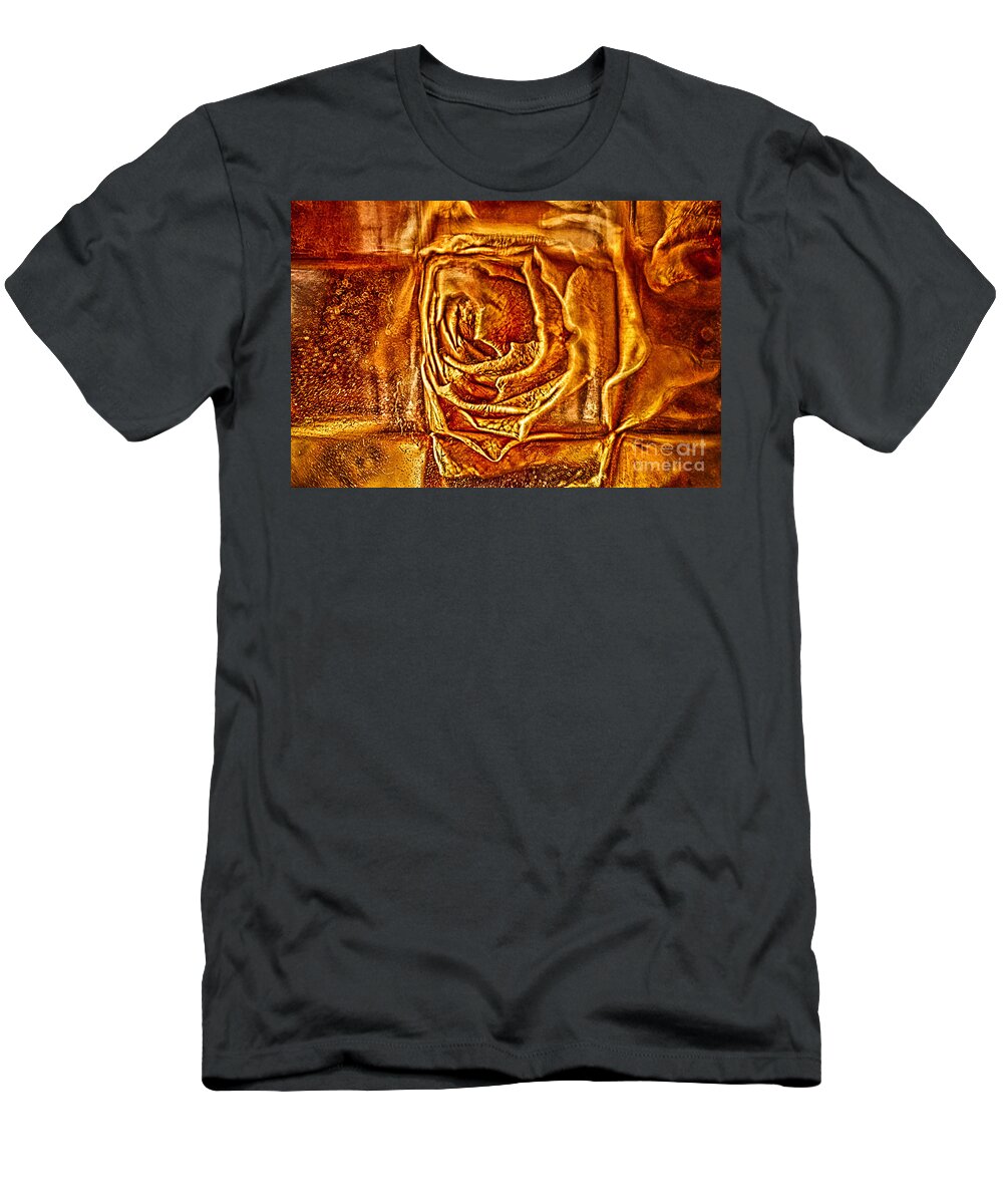 Orange Rose T-Shirt featuring the photograph Orange Rose by Omaste Witkowski