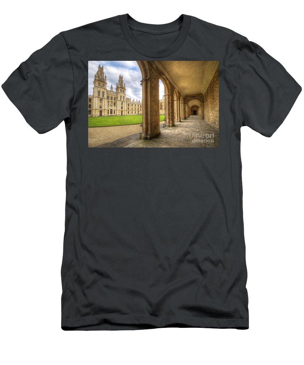 Oxford T-Shirt featuring the photograph Oxford University - All Souls College 2.0 by Yhun Suarez