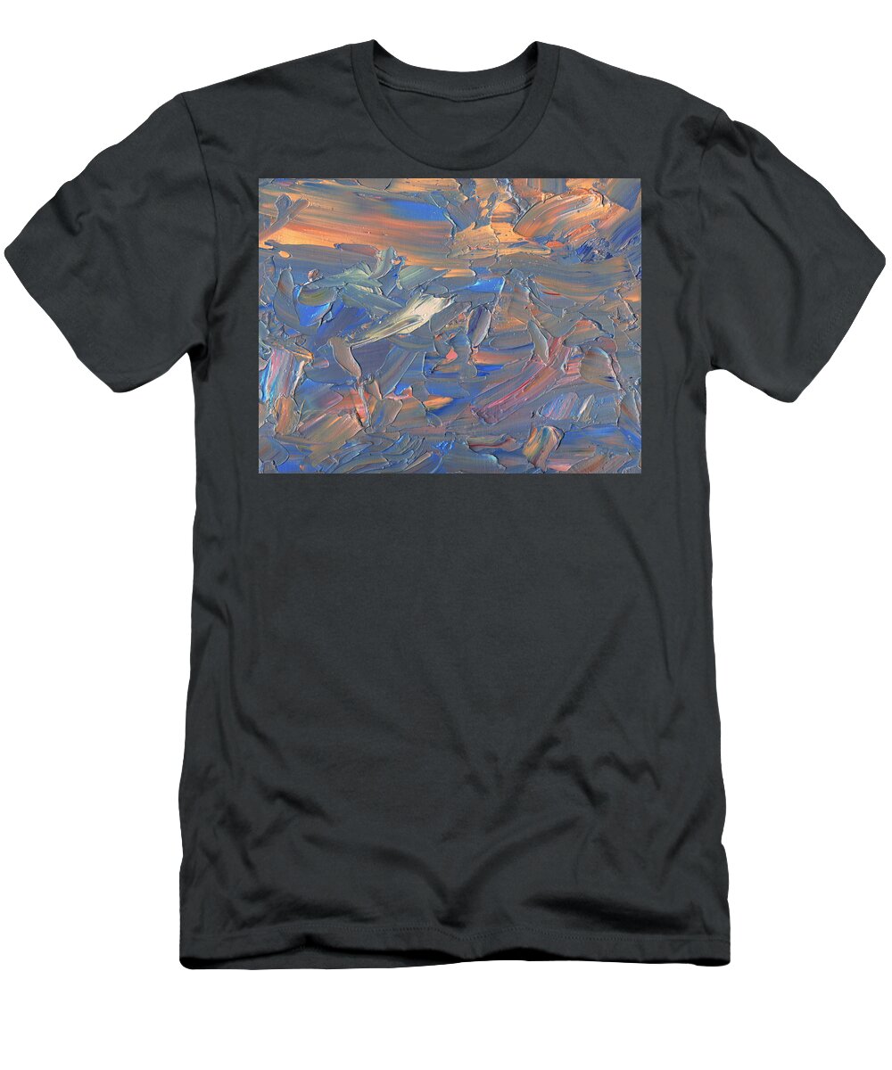 Abstract T-Shirt featuring the painting Paint number 58C by James W Johnson