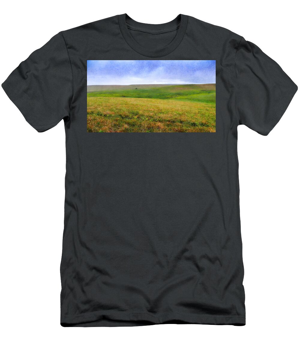 Flint Hills T-Shirt featuring the photograph Painted Hills by Eric Benjamin