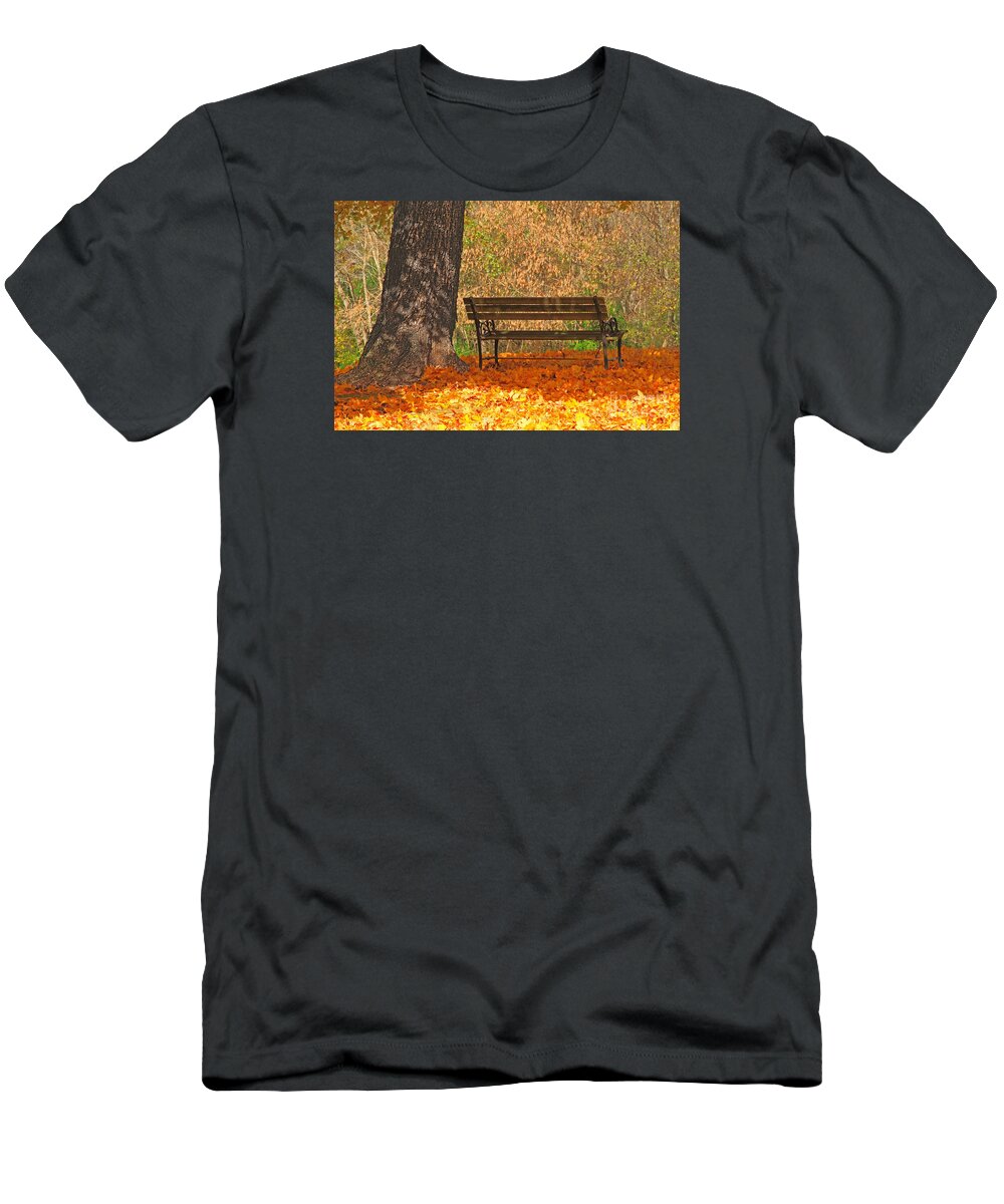 Tree T-Shirt featuring the photograph Peace and Quiet by Geraldine DeBoer