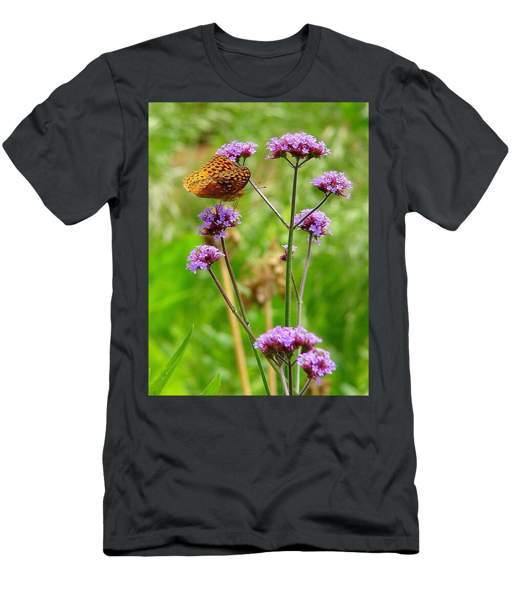 Fine Art T-Shirt featuring the photograph Perched by Rodney Lee Williams