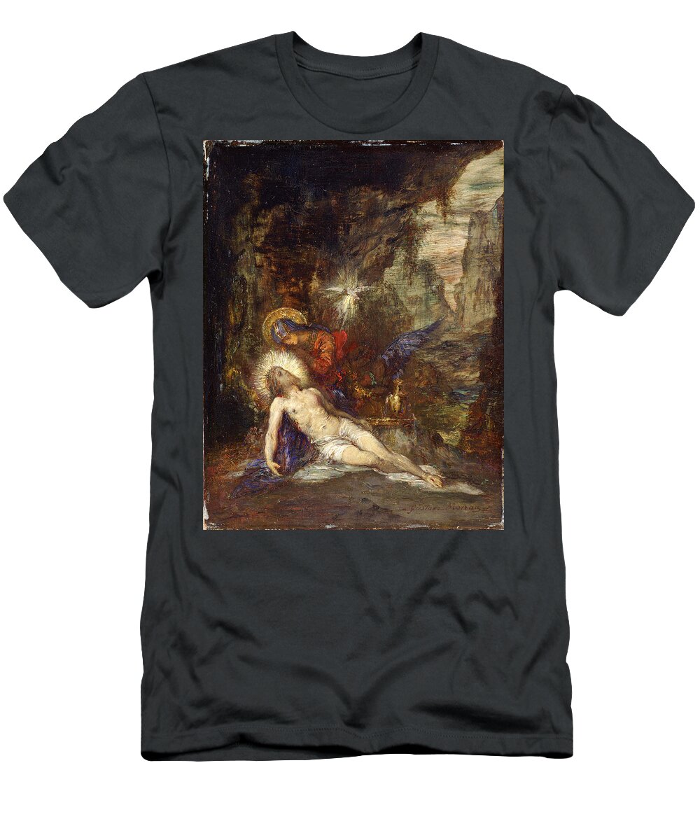 Gustave Moreau T-Shirt featuring the painting Pieta by Gustave Moreau