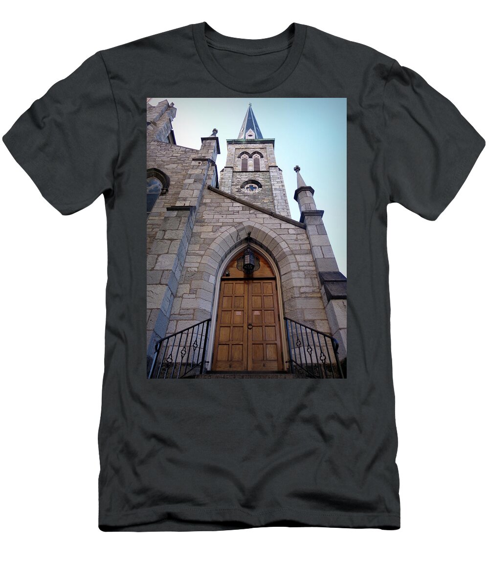 Skompski T-Shirt featuring the photograph Pine Street Presbyterian Church by Joseph Skompski