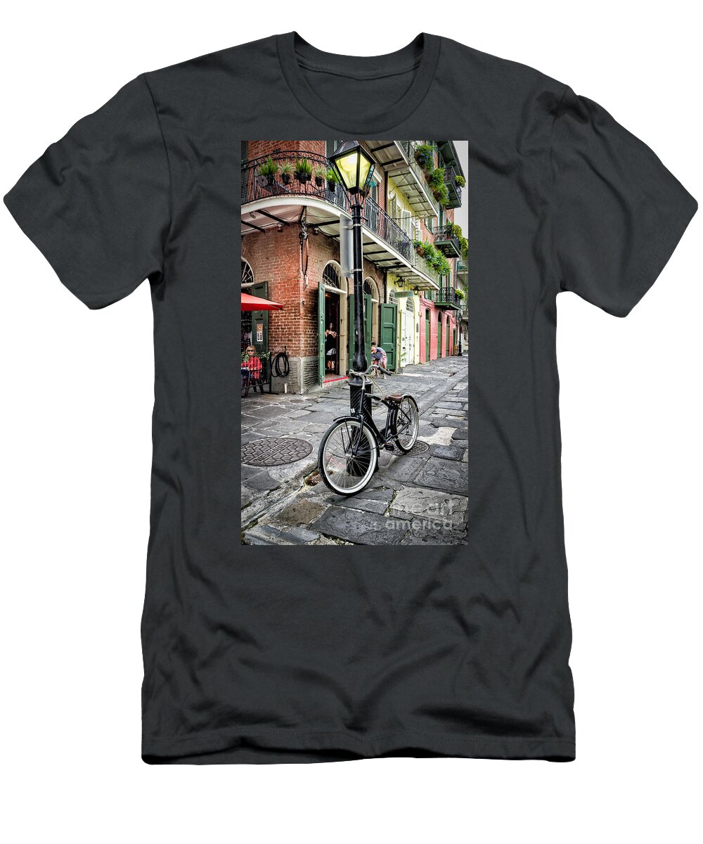 Pirate's Alley T-Shirt featuring the photograph Pirate's Alley - French Quarter by Kathleen K Parker