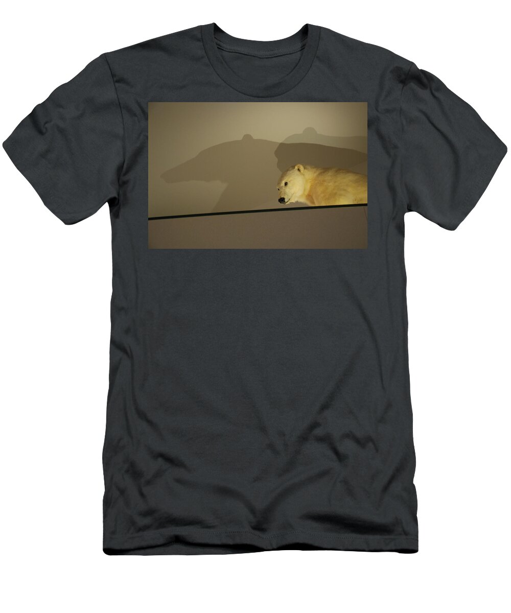 Natural History T-Shirt featuring the photograph Polar Bear Shadows by Kenny Glover