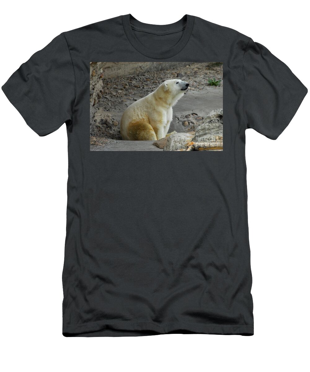 Polar Bear T-Shirt featuring the photograph Polarized by Anthony Wilkening