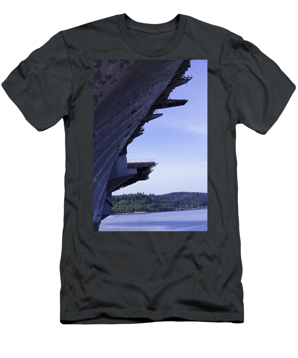  The Independence T-Shirt featuring the photograph Puget Sound Naval Shipyard WA7 by Cathy Anderson
