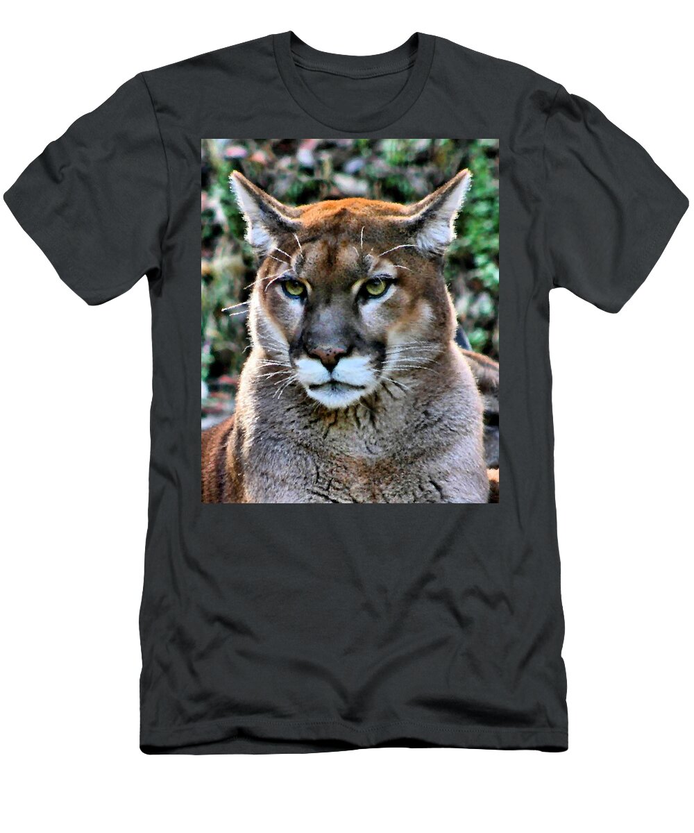 Puma T-Shirt featuring the photograph Puma by Kristin Elmquist