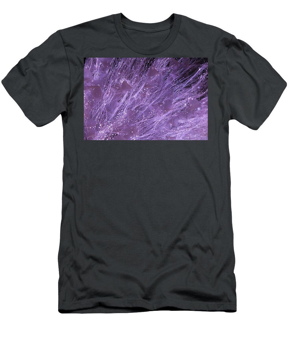 Purple T-Shirt featuring the photograph Purple by Adrienne Franklin