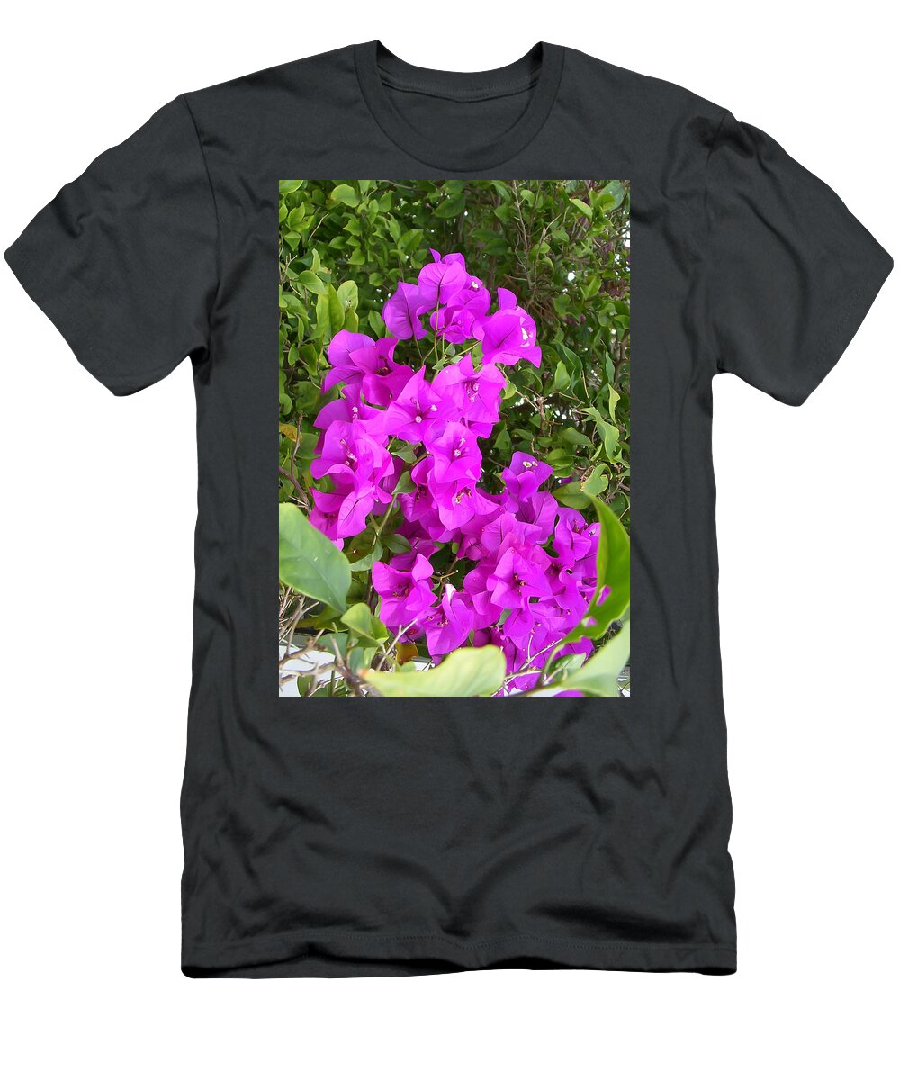 Flower T-Shirt featuring the photograph Purple Bougainvillea by Aimee L Maher ALM GALLERY