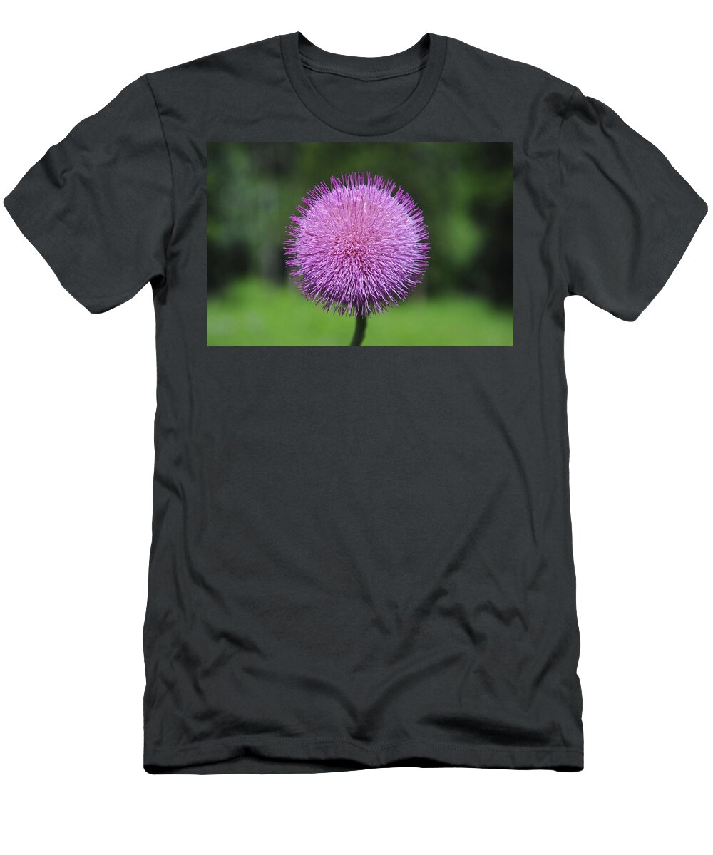 Photograph T-Shirt featuring the photograph Purple Fuzz by Richard Gehlbach