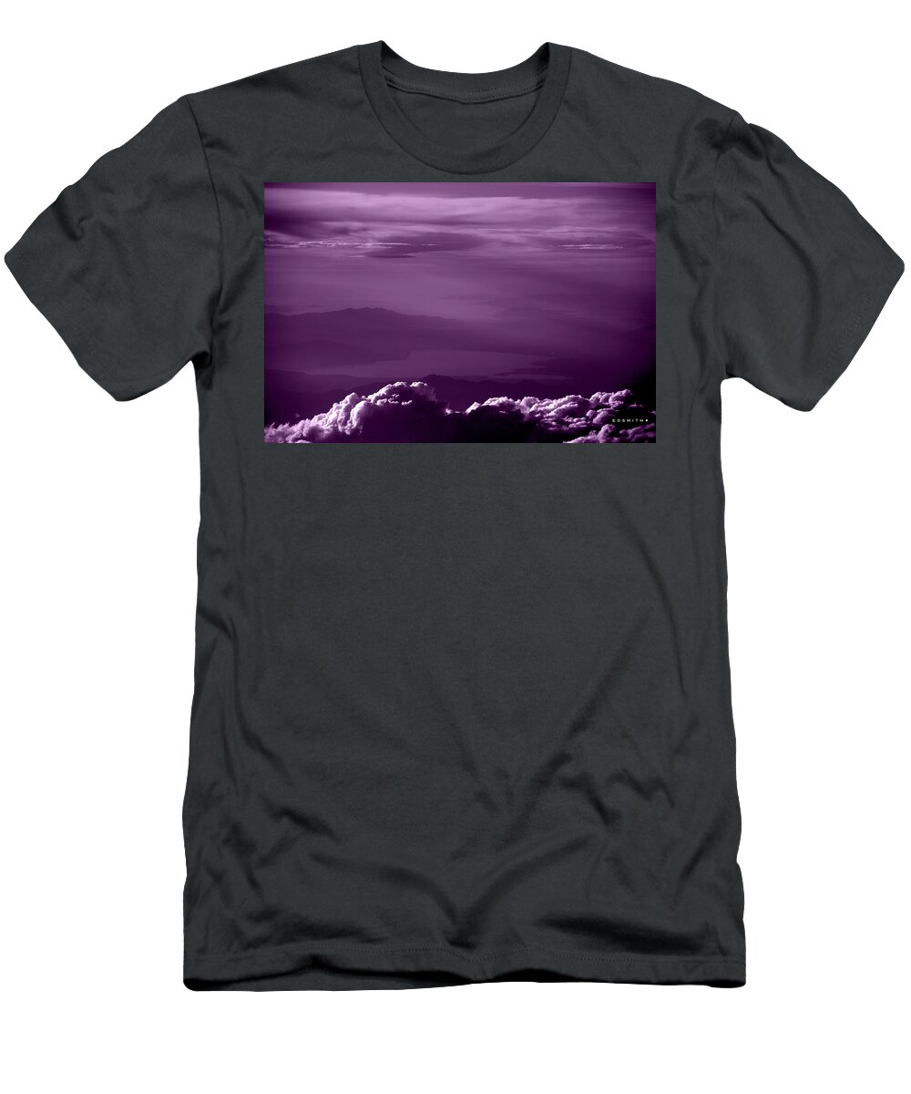 Purple Mountain Majesties T-Shirt featuring the photograph Purple Mountain Majesties by Edward Smith