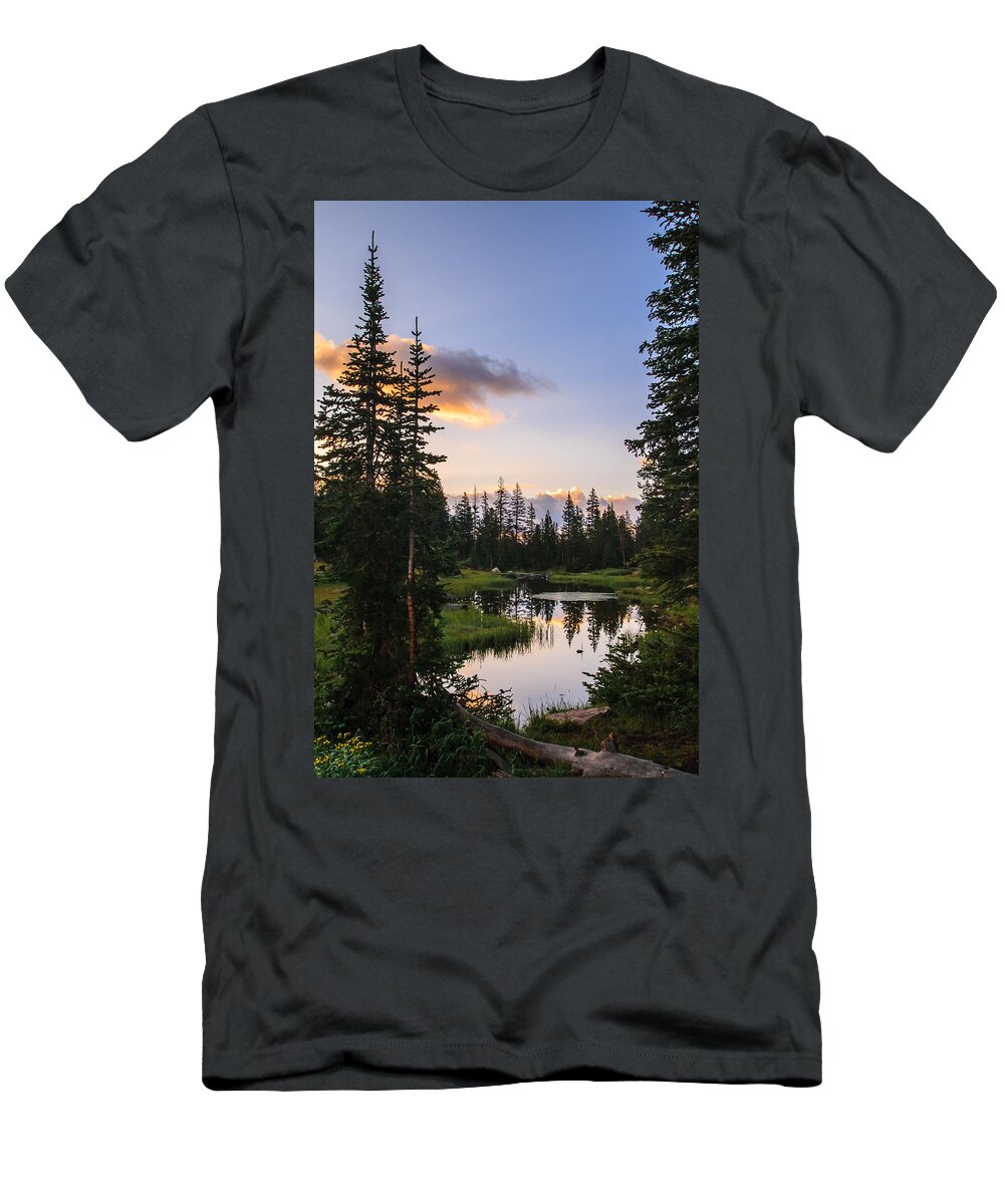 Gigimarie T-Shirt featuring the photograph Quiet morning by Gina Gardner