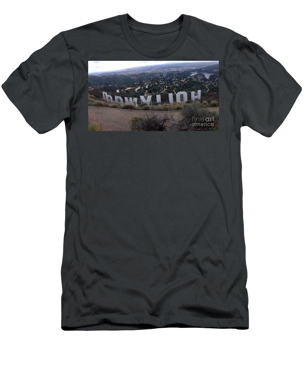 Hollywood T-Shirt featuring the photograph Quite A Hike by Denise Railey