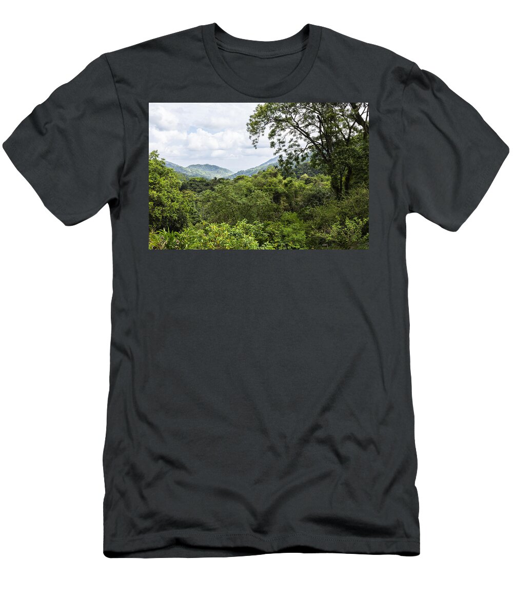 Konrad Wothe T-Shirt featuring the photograph Rainforest Trinidad West Indies by Konrad Wothe