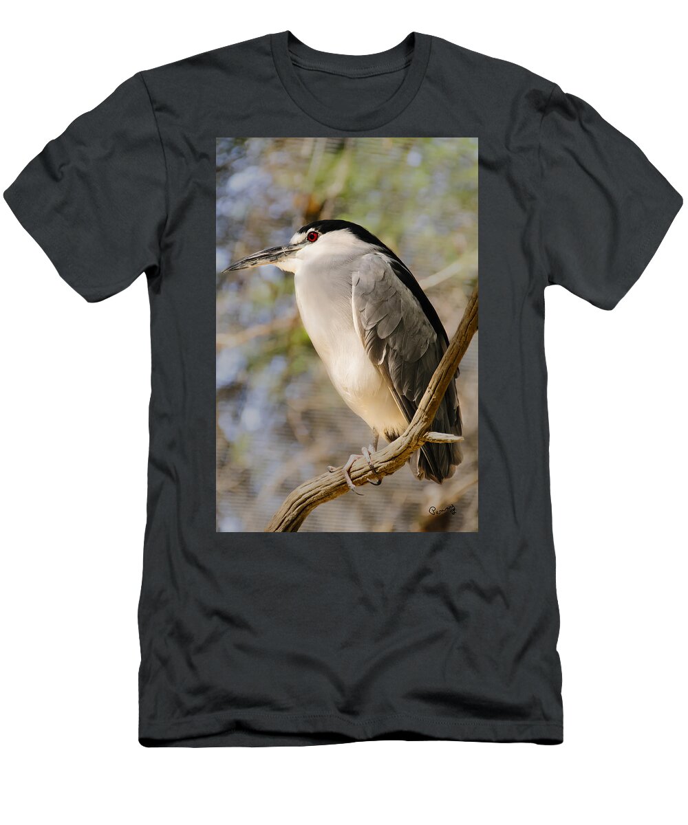 Pennysprints T-Shirt featuring the photograph Red Eye by Penny Lisowski