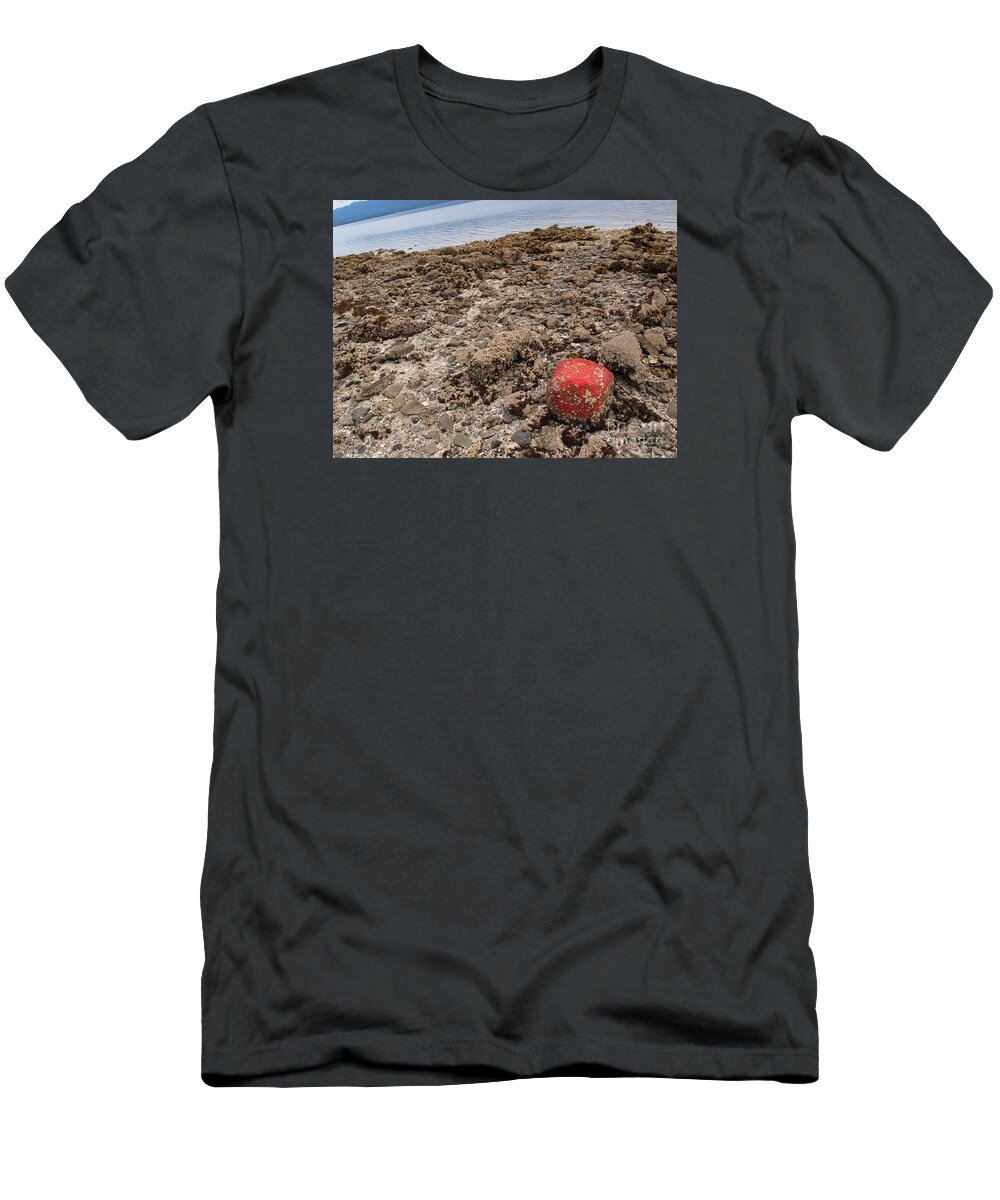 Red T-Shirt featuring the photograph Red Out of Place by Vivian Martin