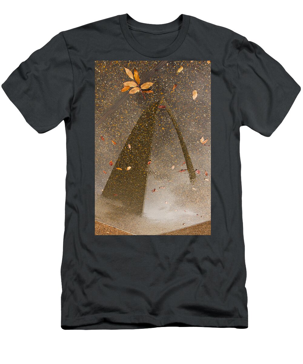 Reflections T-Shirt featuring the photograph Reflection of the Arch by Garry McMichael