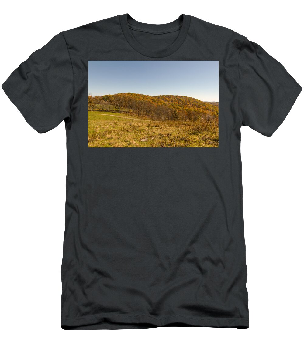 Autumn T-Shirt featuring the photograph Rich Mountain Autumn by Paul Rebmann