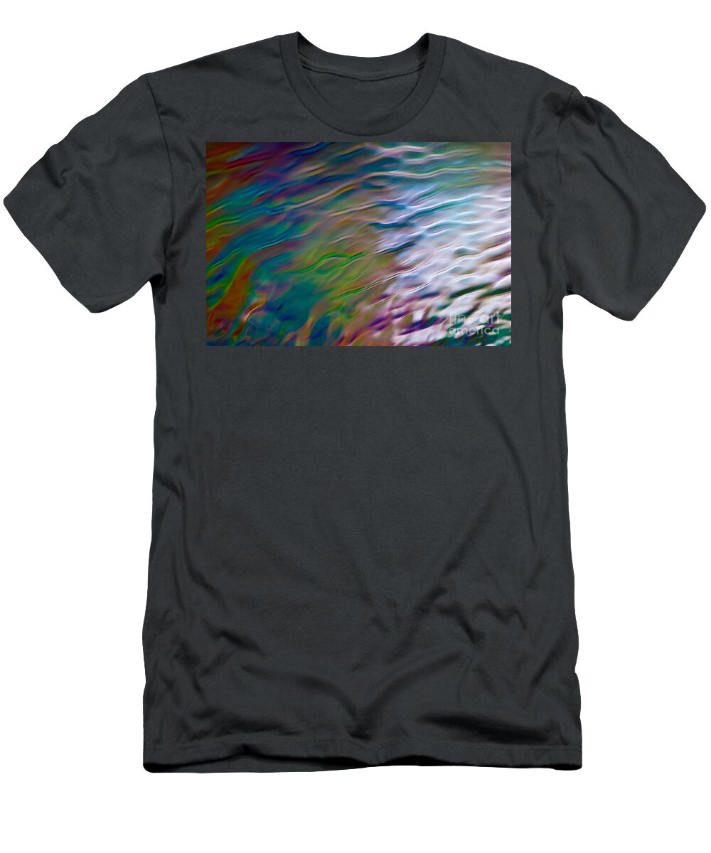 Abstract T-Shirt featuring the photograph Ripples In Time by Anthony Sacco