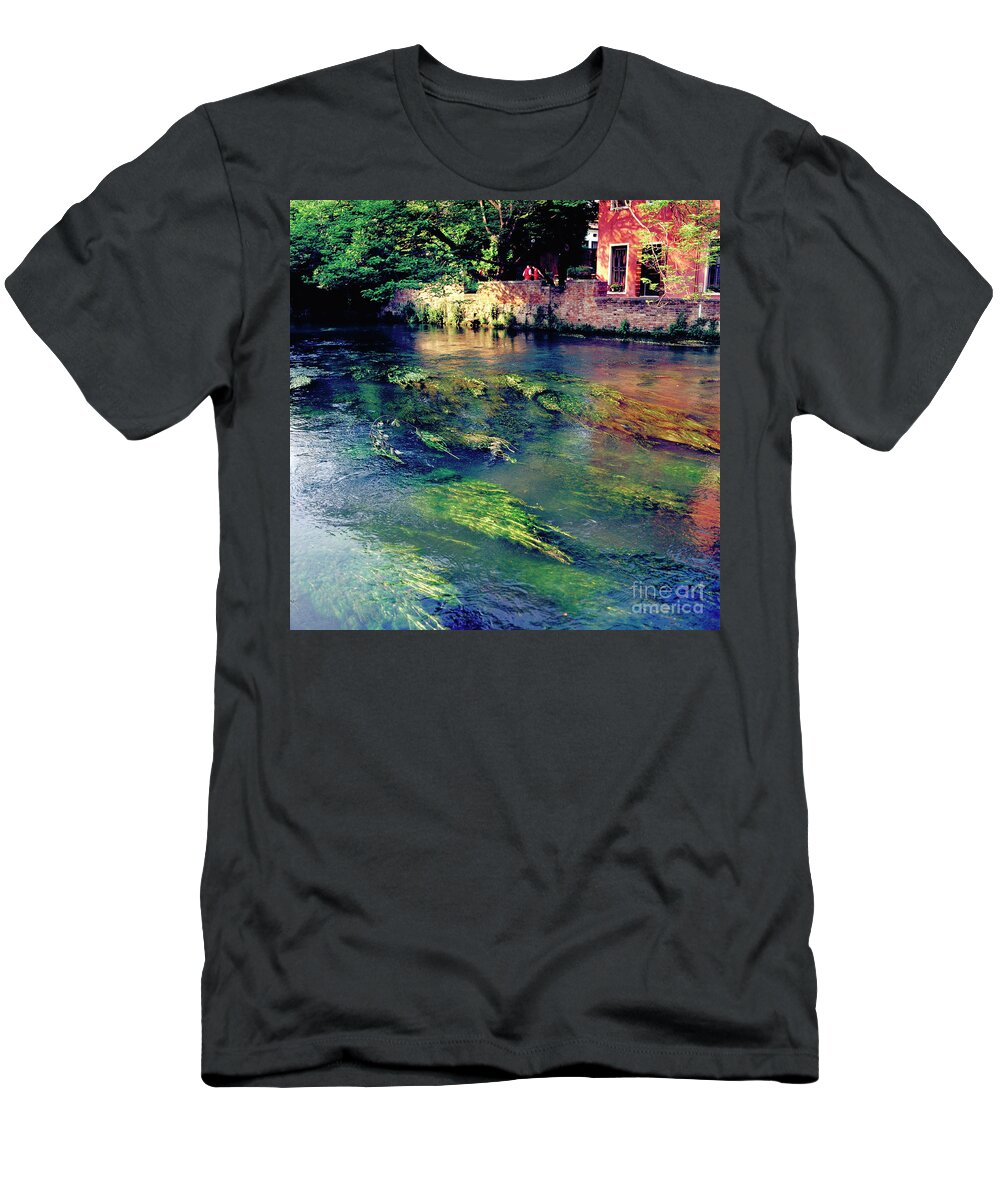 Heiko T-Shirt featuring the photograph River Sile in Treviso Italy by Heiko Koehrer-Wagner