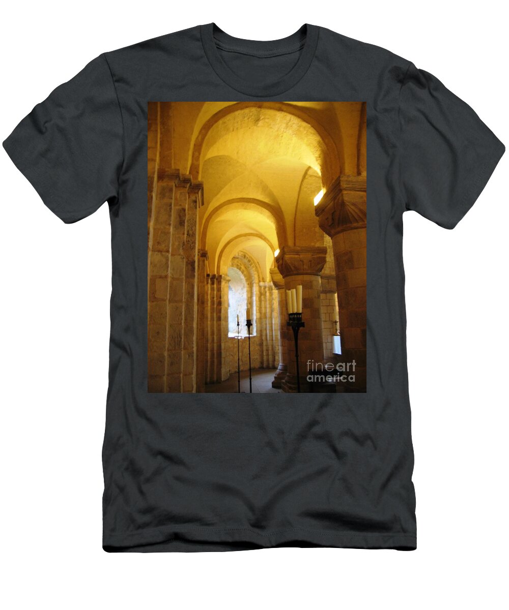 St. John's Chapel T-Shirt featuring the photograph Romanesque by Denise Railey