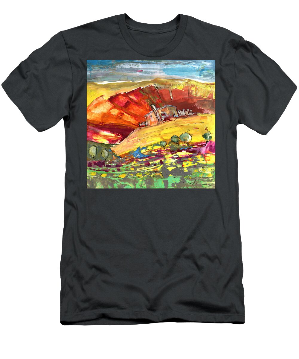 Travel T-Shirt featuring the painting Ronda 04 by Miki De Goodaboom