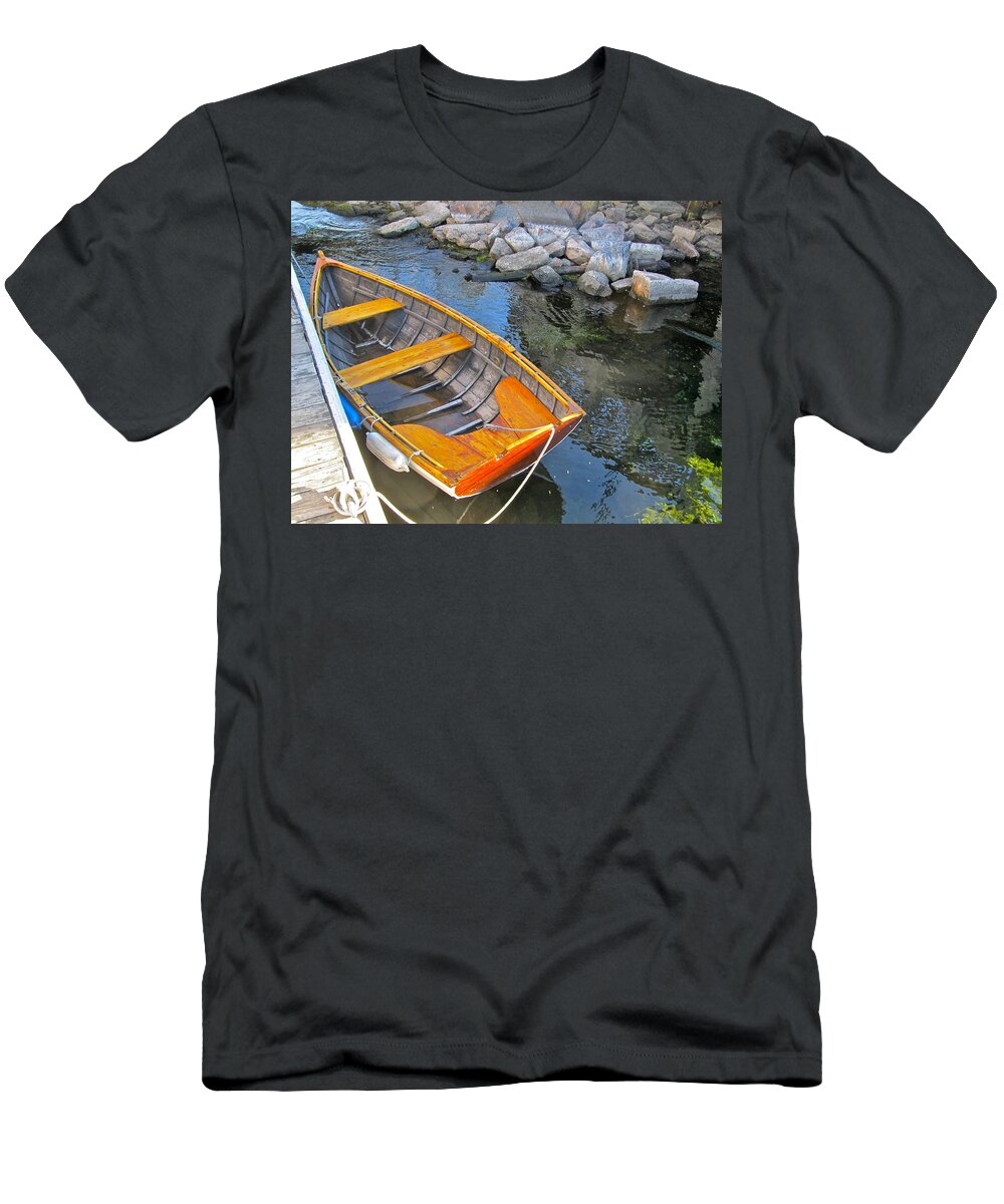 Photography T-Shirt featuring the photograph Row Boat by Mike Reilly