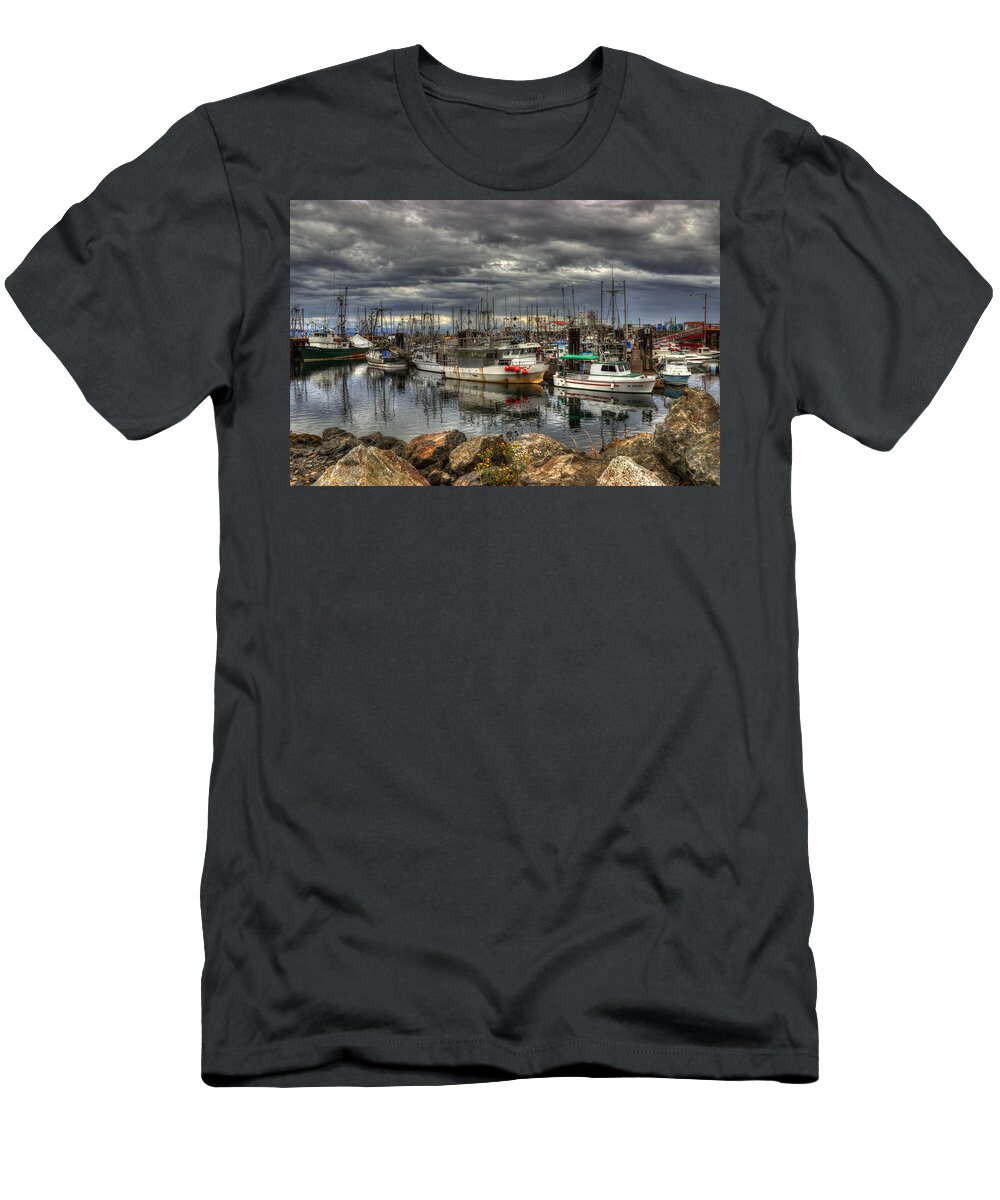 Marina T-Shirt featuring the photograph Safe Haven by Randy Hall