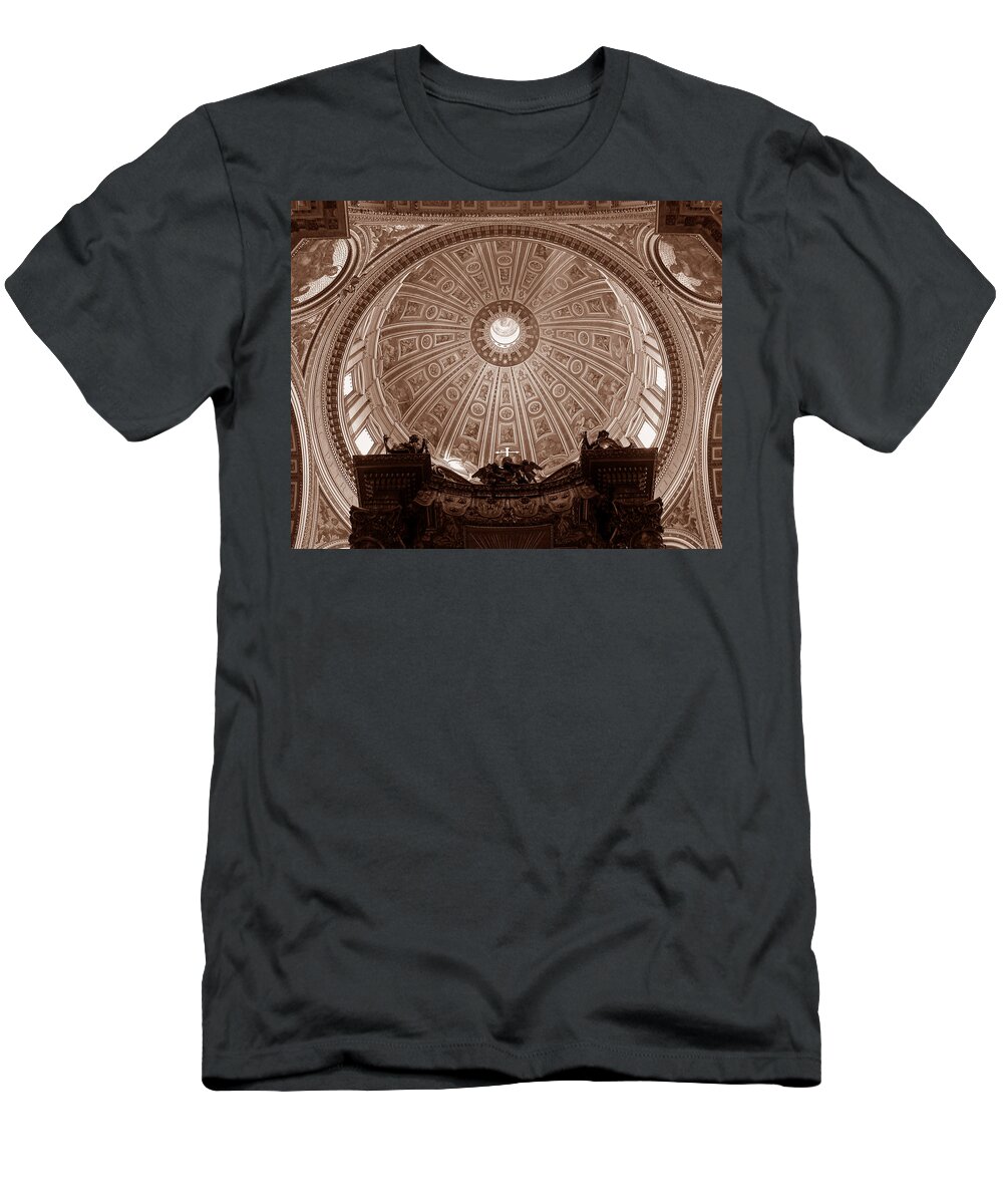 Saint Peters T-Shirt featuring the photograph Saint Peter Dome by Michael Kirk