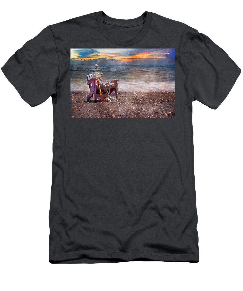 Sam T-Shirt featuring the photograph Sam and His Favorite Adirondack by Betsy Knapp