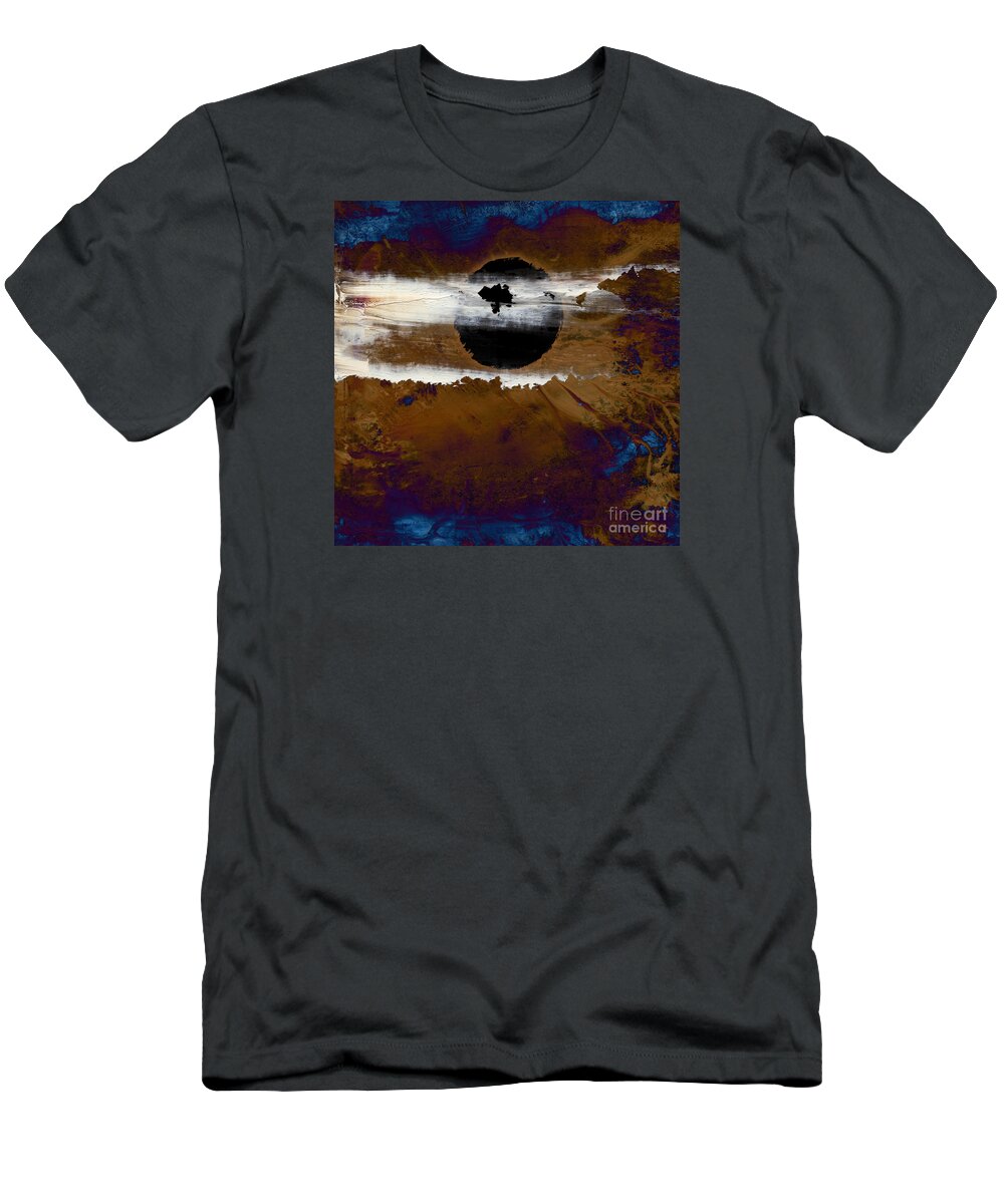 Abstract T-Shirt featuring the painting Samhain I. Winter Approaching by Paul Davenport