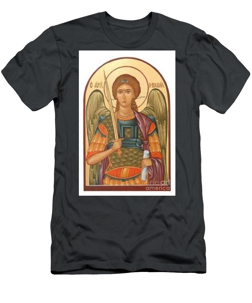 Round T-Shirt featuring the photograph San Michael by Archangelus Gallery