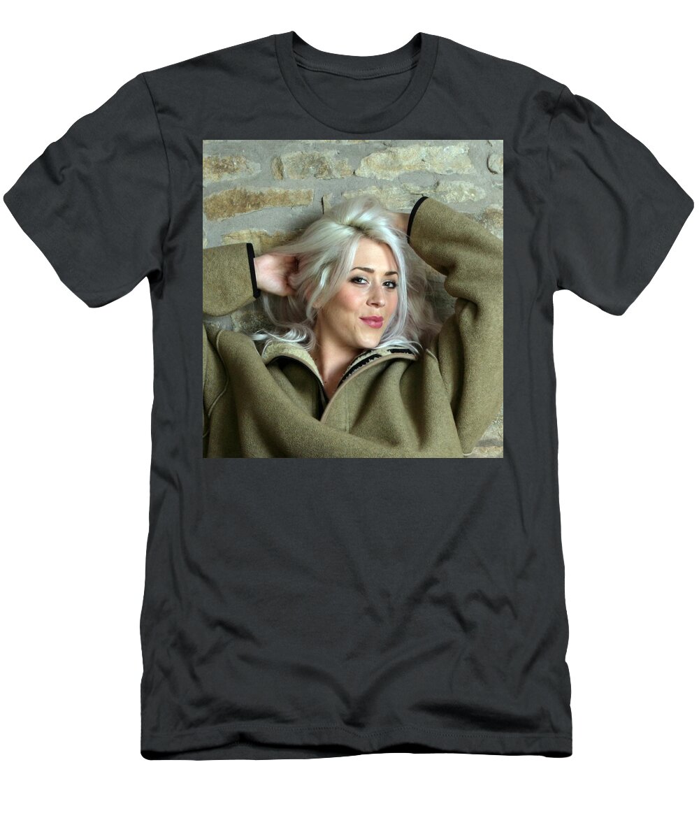 Charlotte T-Shirt featuring the photograph Saucy Cat by Asa Jones