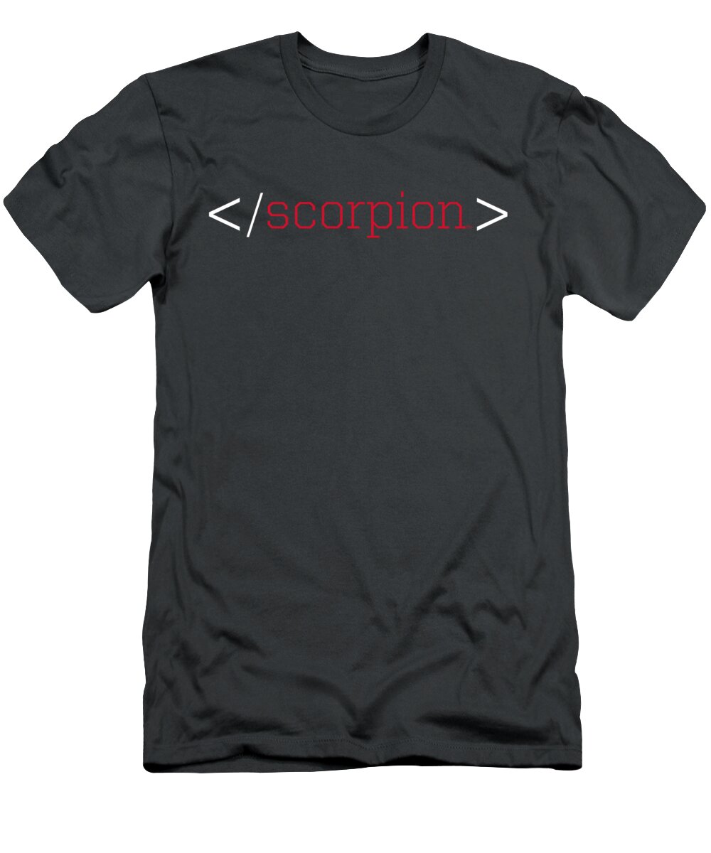  T-Shirt featuring the digital art Scorpion - Logo by Brand A