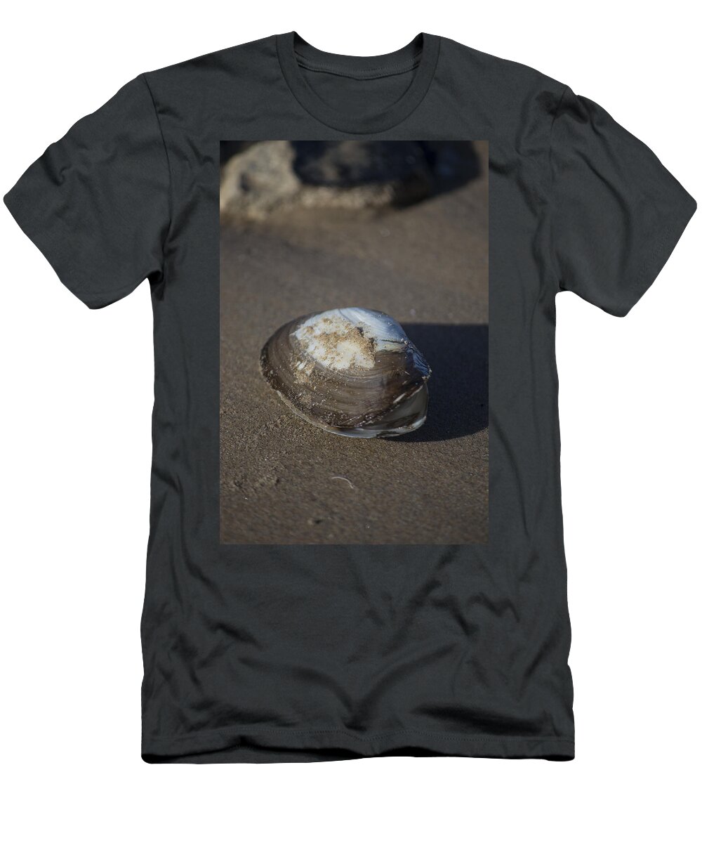 Sea Shell T-Shirt featuring the photograph Shell or someone's dinner by Spikey Mouse Photography