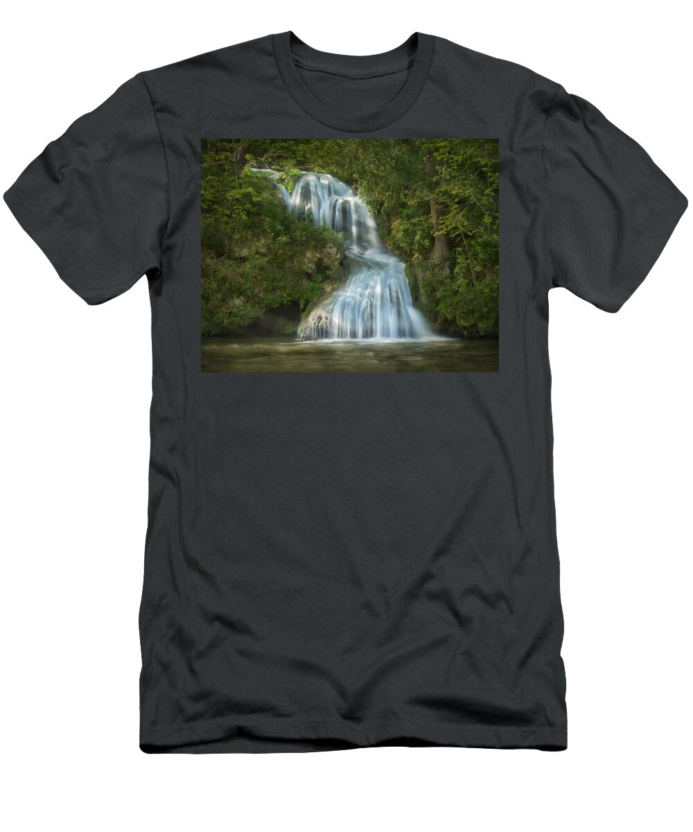 Jemmy Archer T-Shirt featuring the photograph Shenandoah Waterfall by Jemmy Archer