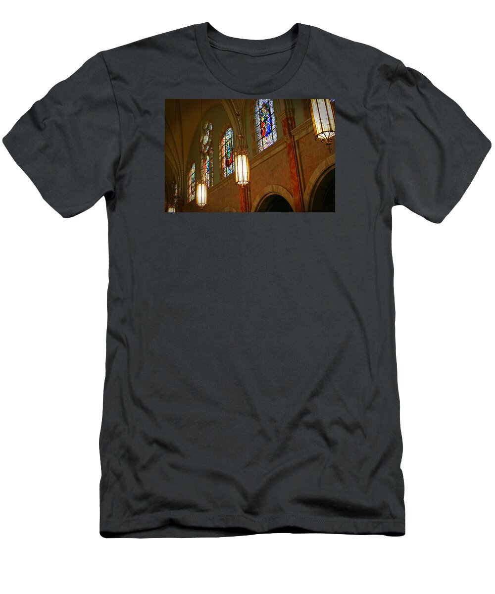 Holy Hill T-Shirt featuring the photograph Shine Upon Thee by Susan McMenamin