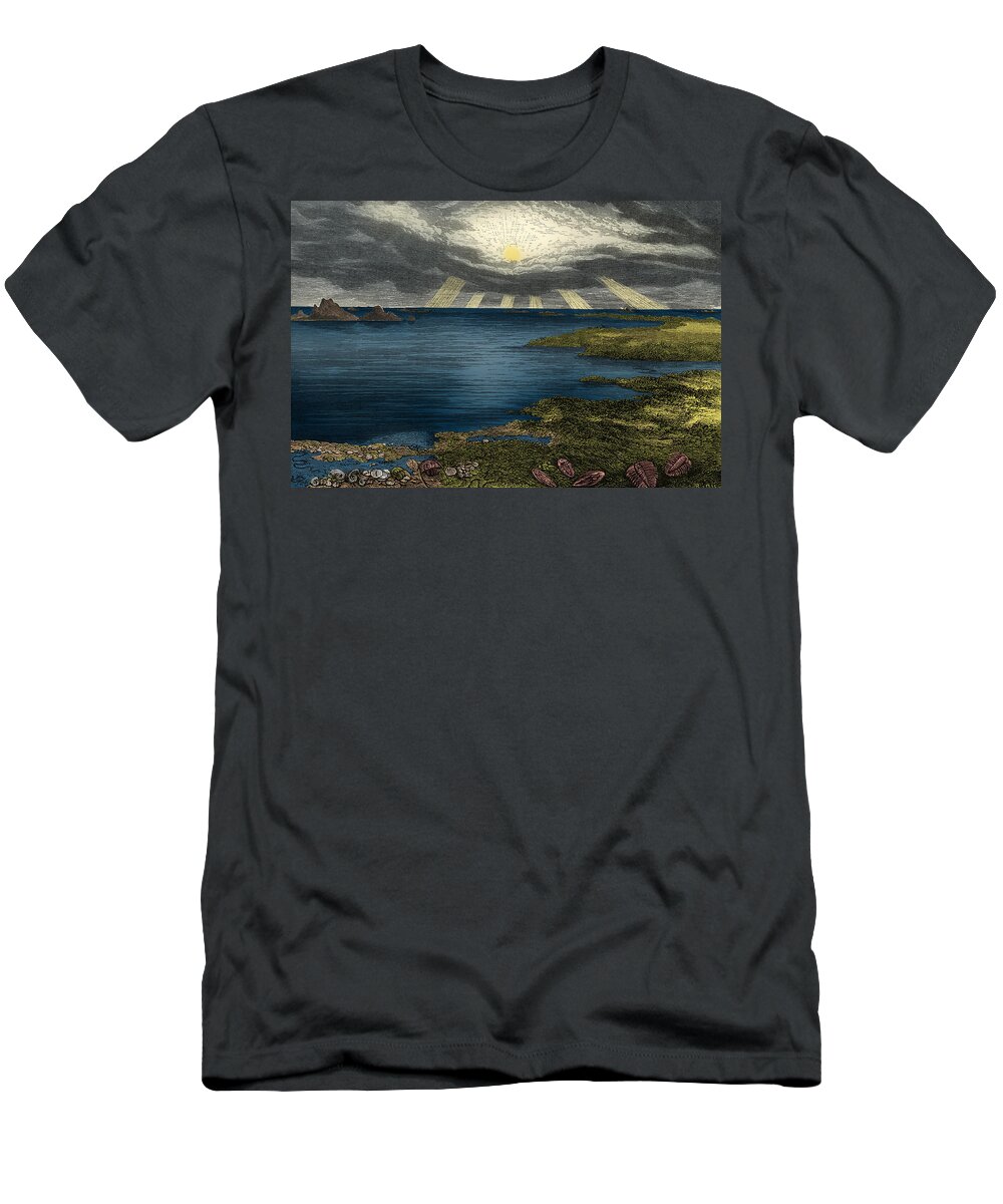 Silurian Period T-Shirt featuring the photograph Silurian Landscape by Science Source
