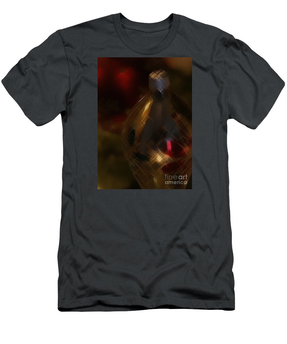 Christmas T-Shirt featuring the photograph Silver and Gold by Linda Shafer