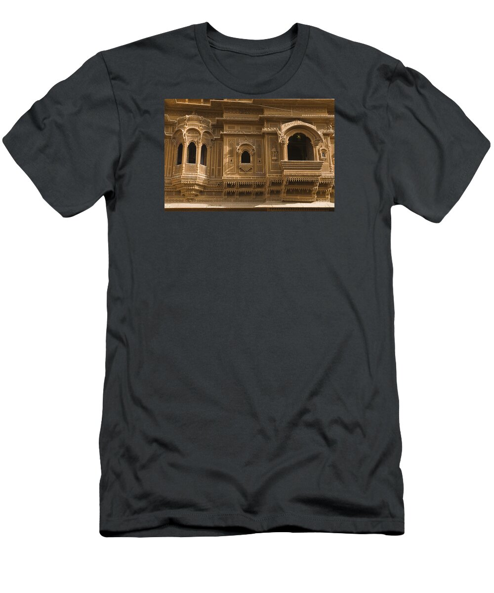 Elegant T-Shirt featuring the photograph SKN 1310 Elegant Architecture by Sunil Kapadia