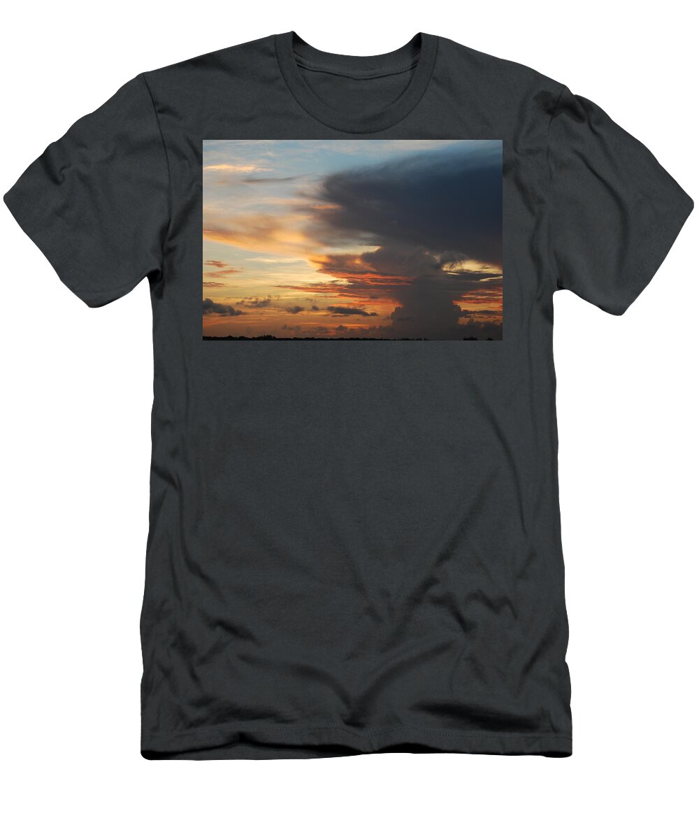 Mushroom Clouds T-Shirt featuring the photograph Skyscape - Mushroom Clouds by Robert Floyd