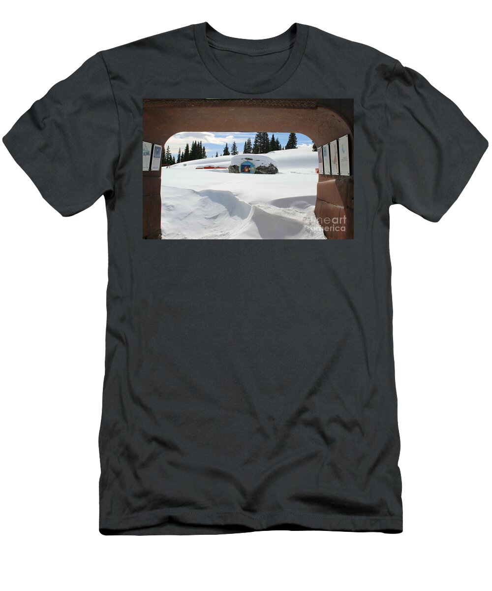 Colorado T-Shirt featuring the photograph Snow Daze by Fiona Kennard