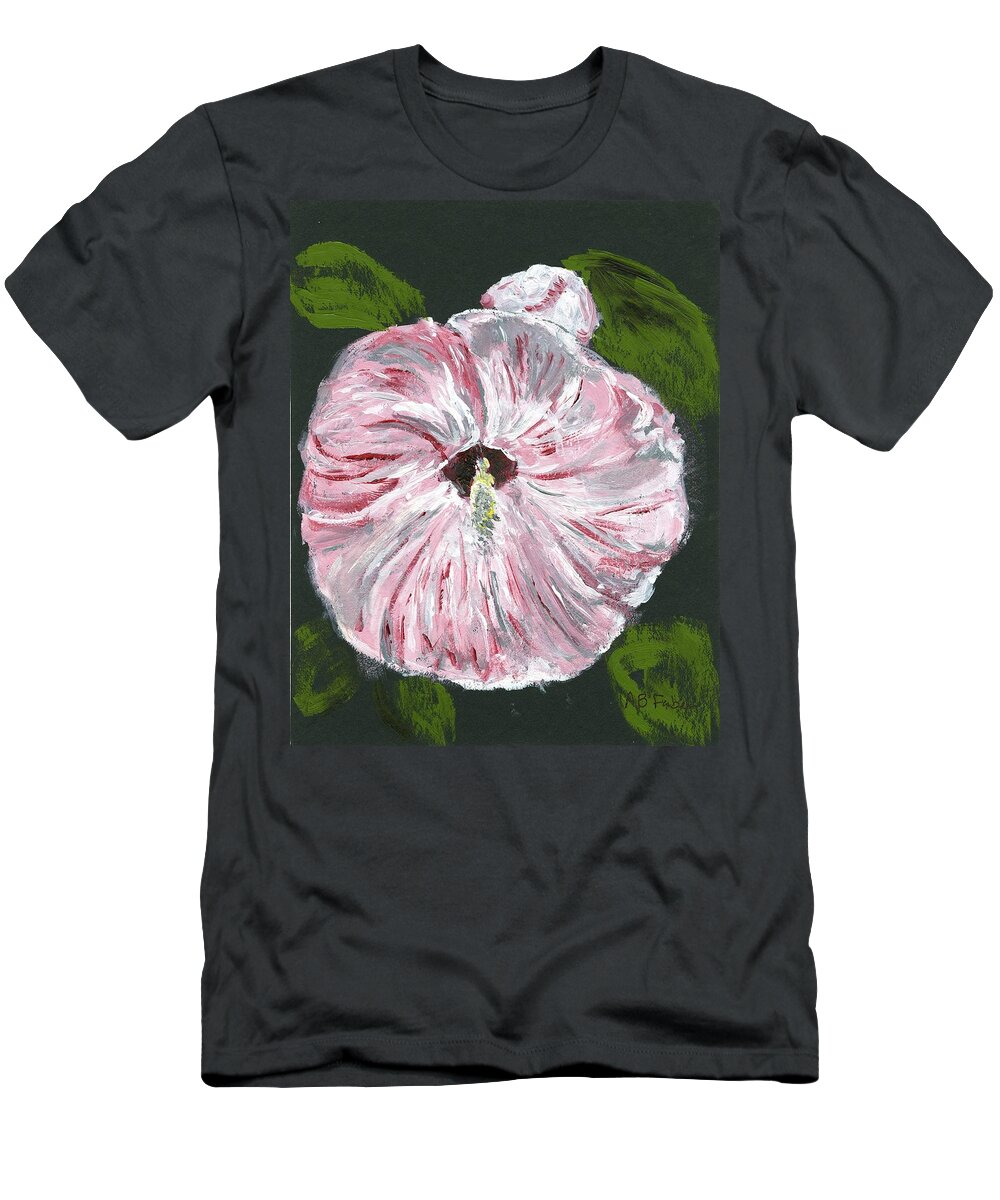 Hibiscus T-Shirt featuring the painting Son of a Flower by Alice Faber