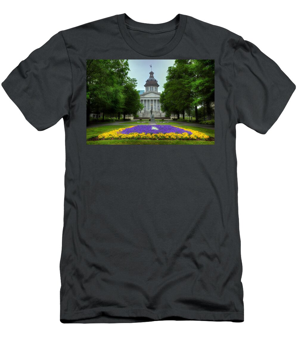 South Carolina T-Shirt featuring the photograph South Carolina State House by Michael Eingle