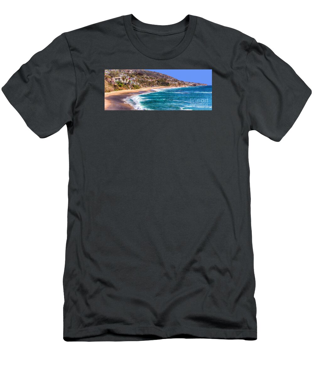 Laguna Beach T-Shirt featuring the photograph South Laguna Beach Coast by Jim Carrell