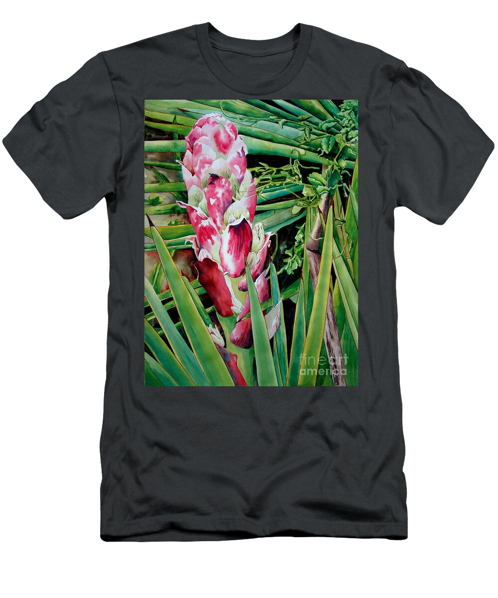 Floral Painting T-Shirt featuring the painting Spanish Dagger III by Kandyce Waltensperger
