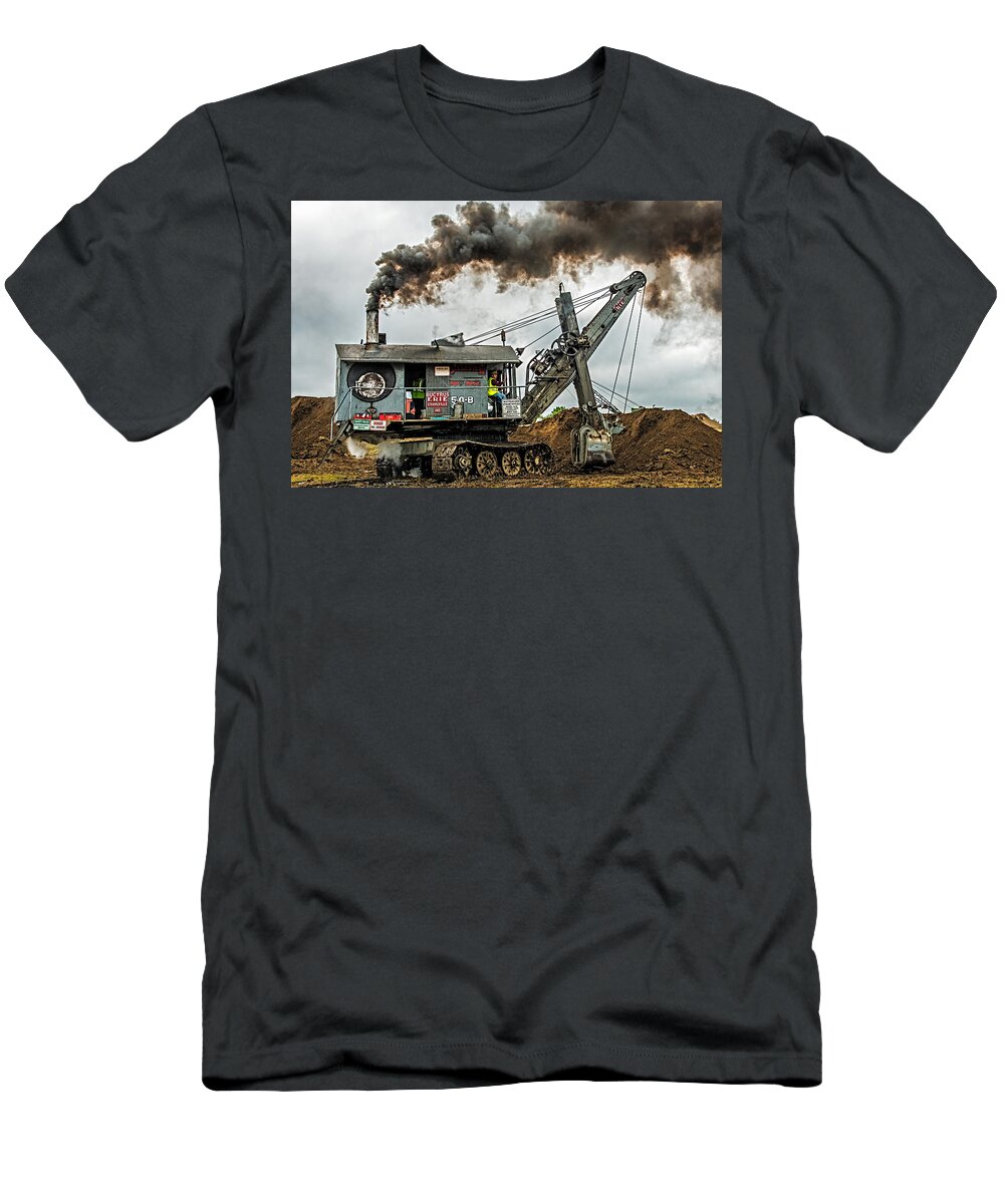 Mary Sue T-Shirt featuring the photograph Steam Shovel by Paul Freidlund