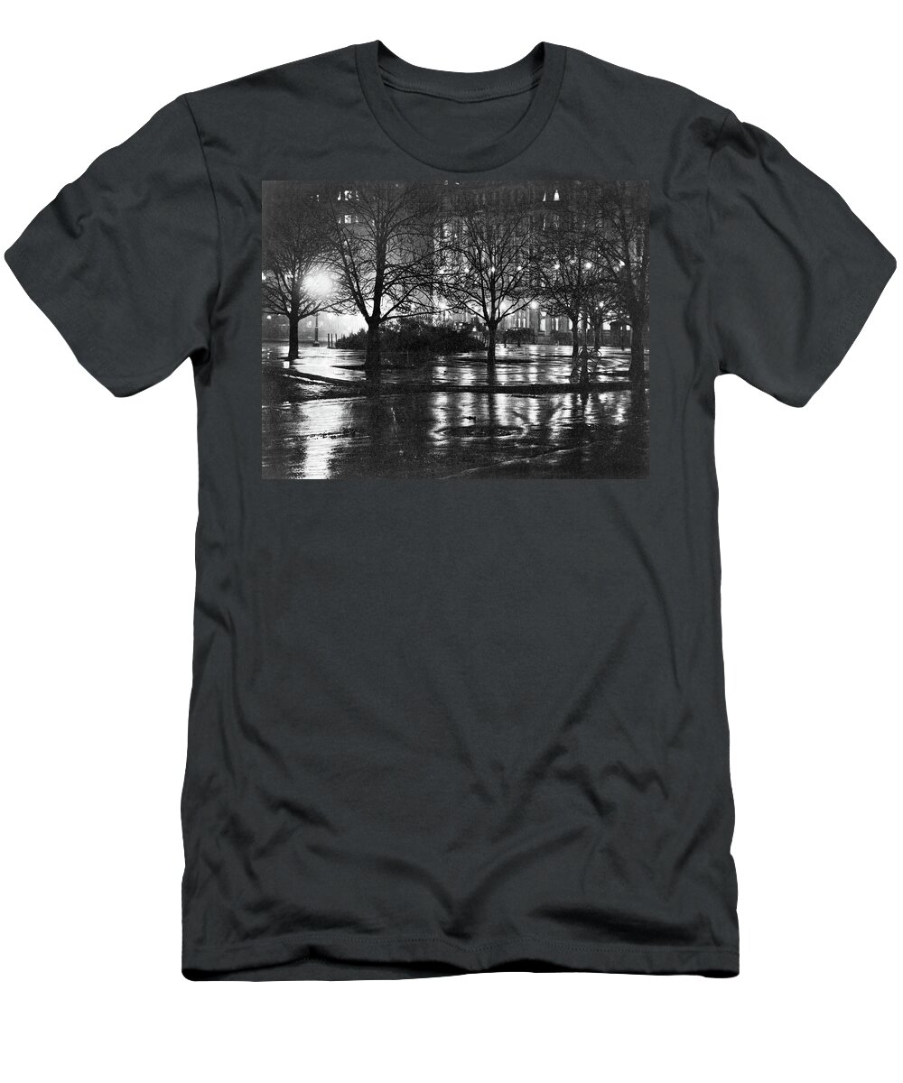 1897 T-Shirt featuring the photograph New York, C1897 by Alfred Stieglitz